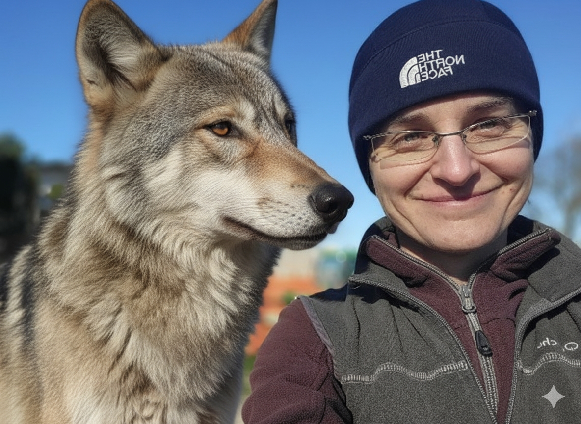 dr Blanka Orłowska – monitoring zdrowia wilków, zebranie naukowe PTNW w Warszawie