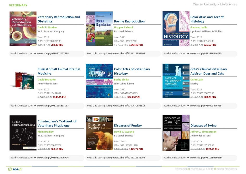 ONLINE EXHIBITION Veterinary Books and Textbooks