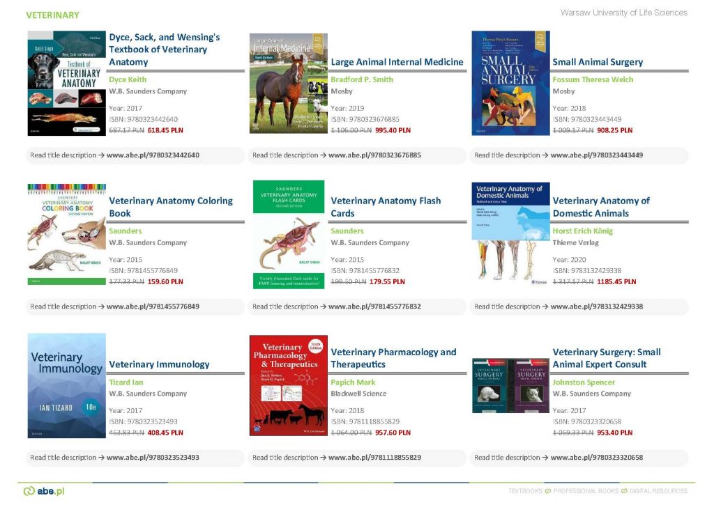 ONLINE EXHIBITION Veterinary Books and Textbooks