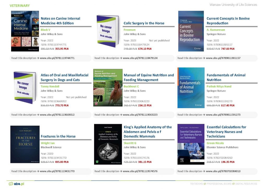 ONLINE EXHIBITION Veterinary Books and Textbooks
