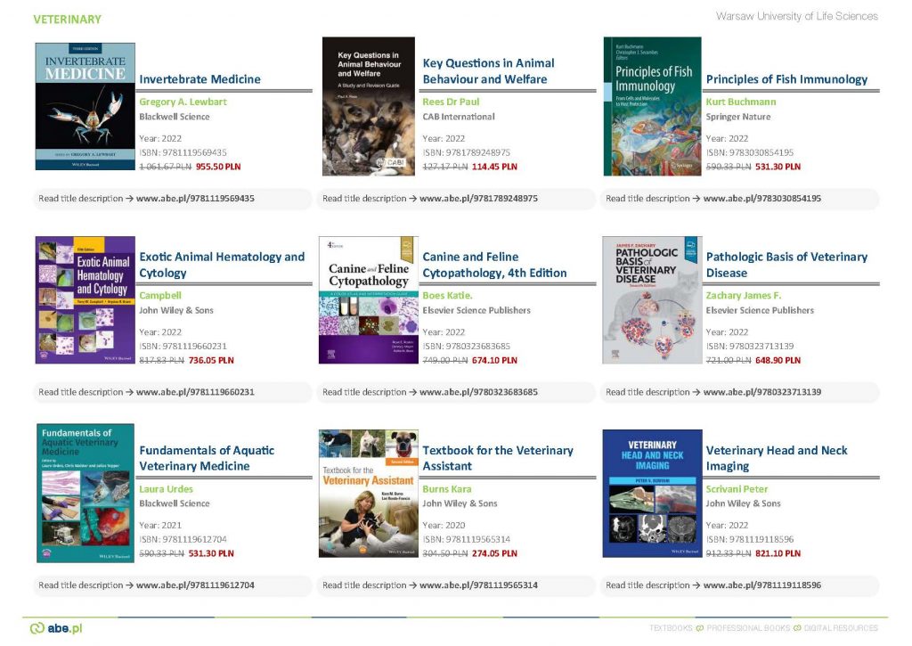 ONLINE EXHIBITION Veterinary Books and Textbooks